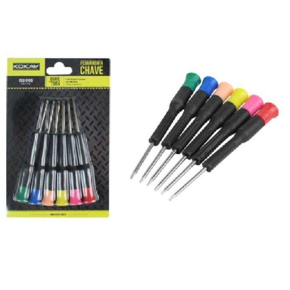 Ferramenta Chave Torx Para Celular Com 6 Peças - 1