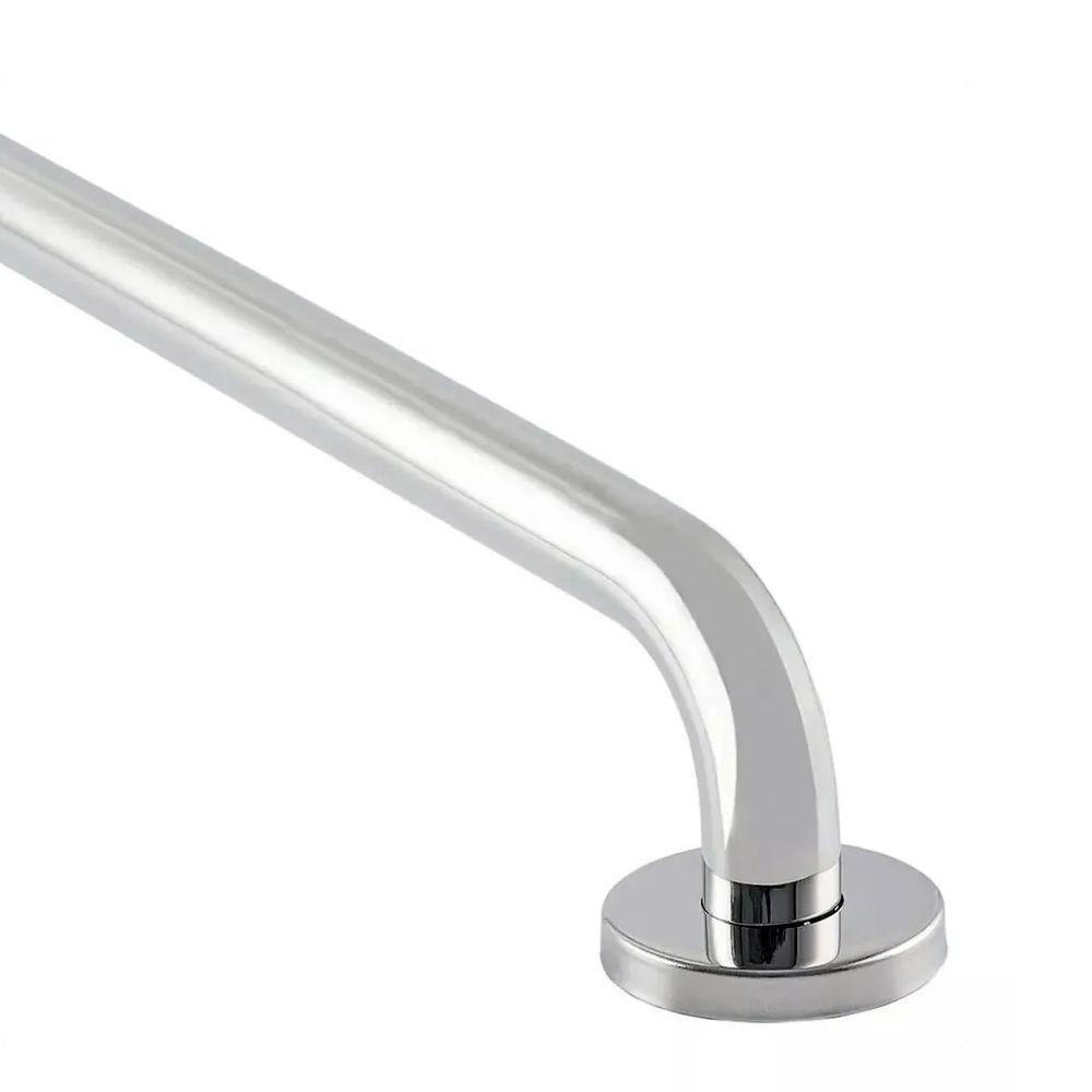 Barra Alça Apoio 50cm Aço Inox Kit 5 Uni Anti Queda Evita Acidentes Suporte Segurança - 8