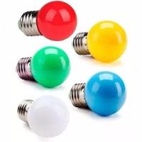 30 Lâmpada Led Modelo Bolinha Led 1w E27 Da Lâmpada Branco Frio - 1