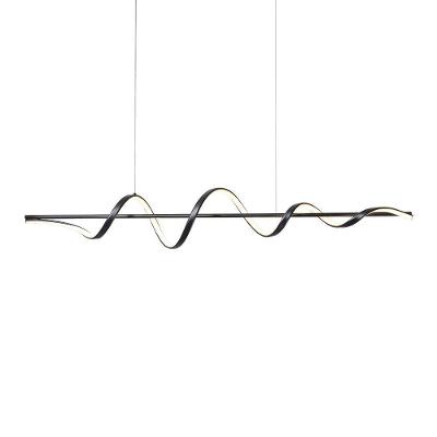 Lustre Pendente Sindora Dcd03249 Preto Led Bivolt
