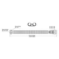 Sifão Sanfonado Extensível Censi 1,5m Branco - 2
