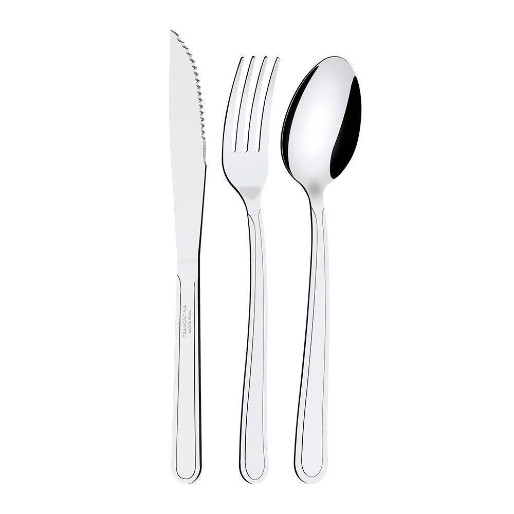 Jogo De Talheres 36 Peças Tramontina Búzios 23798068 Inox Inox 23798068 - 2