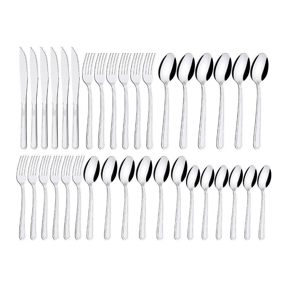 Jogo De Talheres 36 Peças Tramontina Búzios 23798068 Inox Inox 23798068 - 3