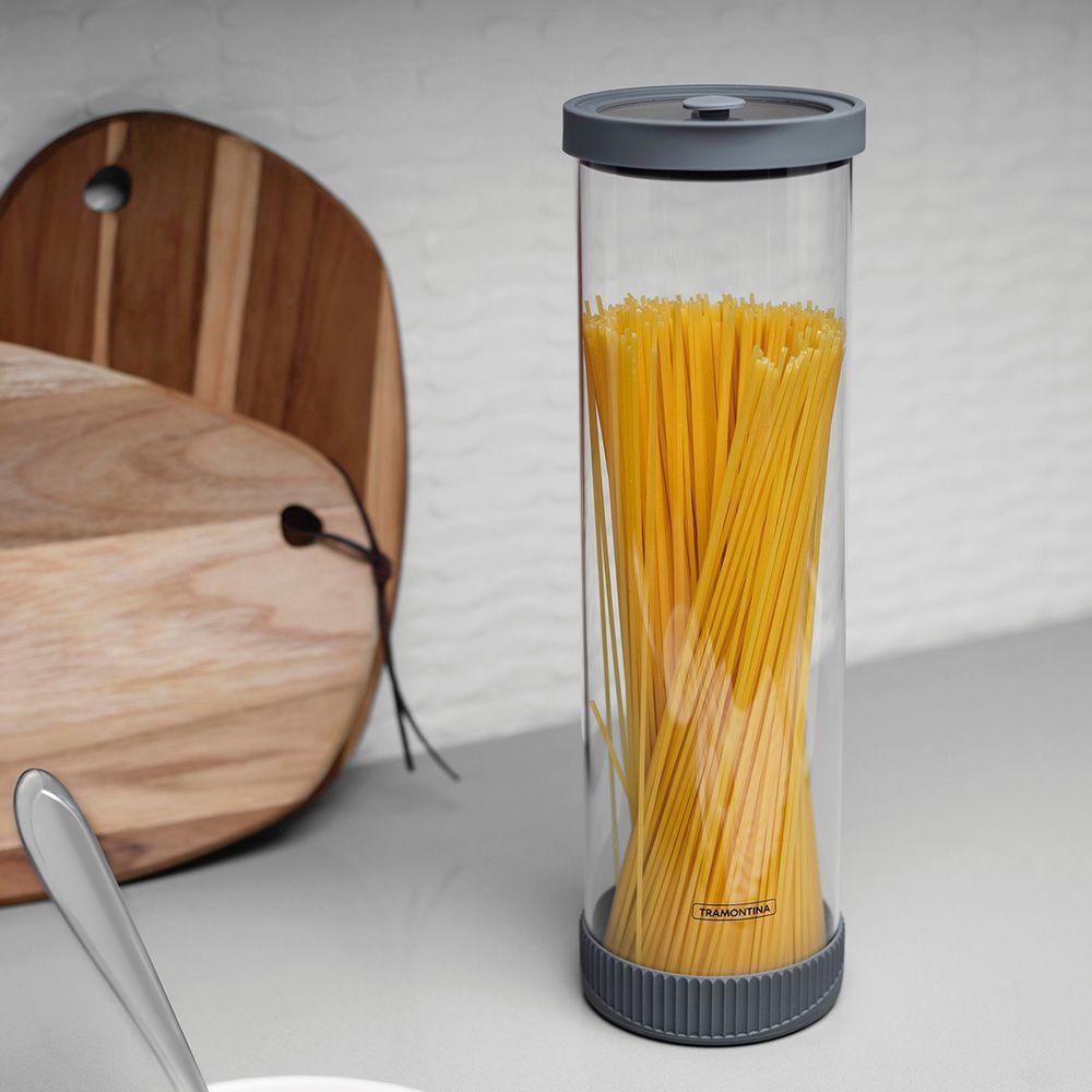 Pote De Vidro Hermético Tramontina Purezza 61227090 2l Transparente Transparente 61227090 - 2