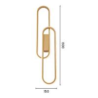 Arandela Sindora Dcb03071 Led Dourada Bivolt - 3