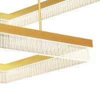 Lustre Pendente Sindora Dcd03162 Dourado Led Bivolt - 2