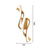 Arandela Sindora Dcb03267 Led Dourada Bivolt - 3