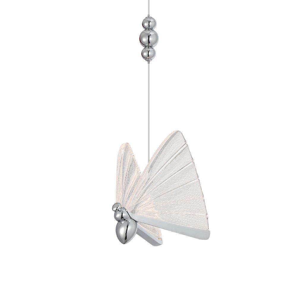 Lustre Pendente Sindora Qd05102 Cromado Led Bivolt - 1