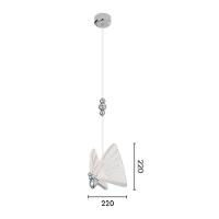 Lustre Pendente Sindora Qd05102 Cromado Led Bivolt - 4