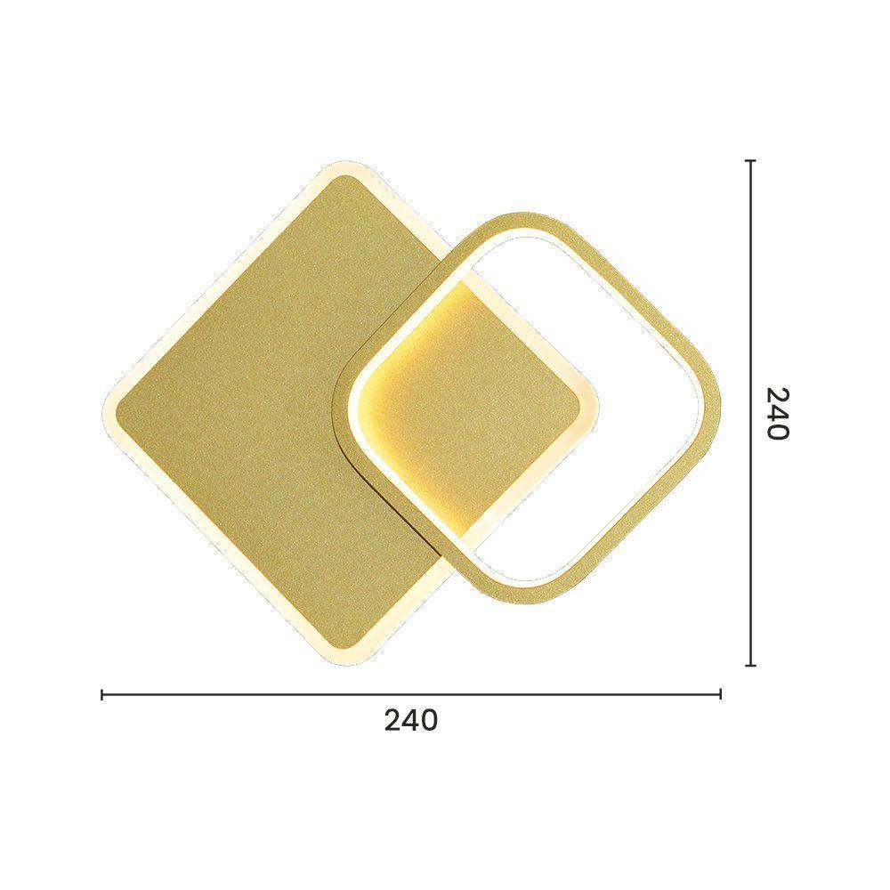 Arandela Sindora Dcb03192 Led Dourada Bivolt - 3