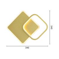 Arandela Sindora Dcb03192 Led Dourada Bivolt - 3