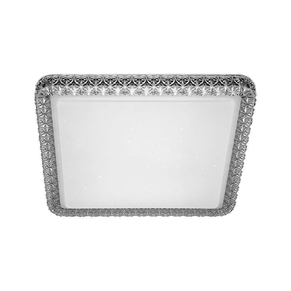Plafon Sindora Dcx00330 24w Led Bivolt Branco - Transparente 3000k Luz Amarela - 1