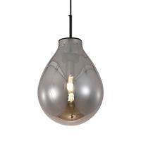 Lustre Pendente Sindora Dcd04007 P Preto - Fumê E27 Bivolt - 1