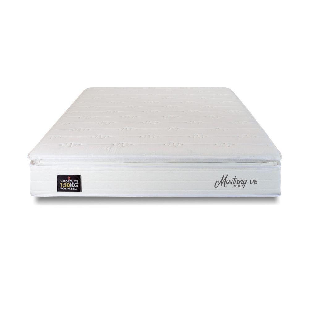 Cama Box Queen Hellen Mustang Espuma D45 Pillow Top Branco - 2