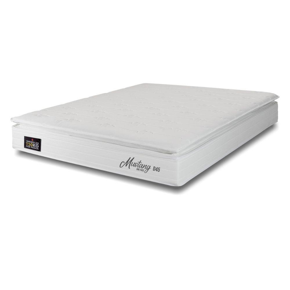 Cama Box Baú Casal Hellen Mustang Espuma D45 Branco - 3