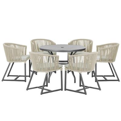 Mesa E 6 Cadeiras E Noronha Preto E3 Trama Original Rami