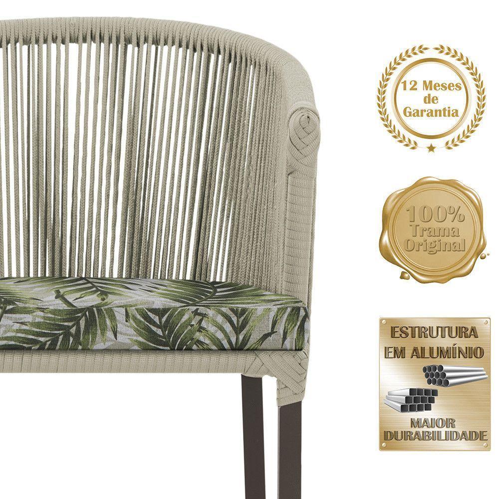 Mesa E 6 Cadeiras E Noronha Marrom E5 Trama Original Rami - 3