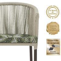 Mesa E 6 Cadeiras E Noronha Marrom E5 Trama Original Rami - 3