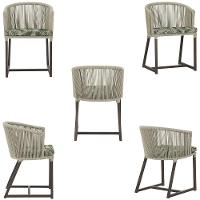 Mesa E 6 Cadeiras E Noronha Marrom E5 Trama Original Rami - 5