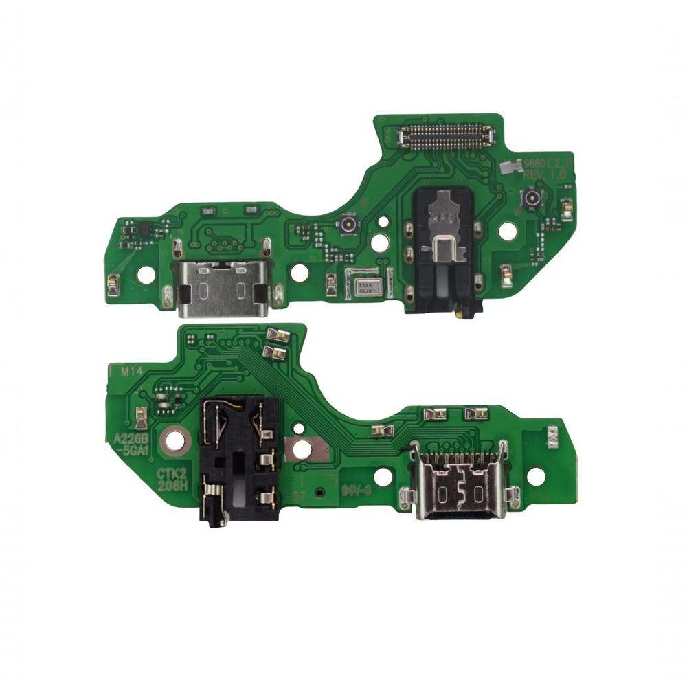 Conector De Carga Flex Com Placa Completa A22 5g A226 Turbo - 2