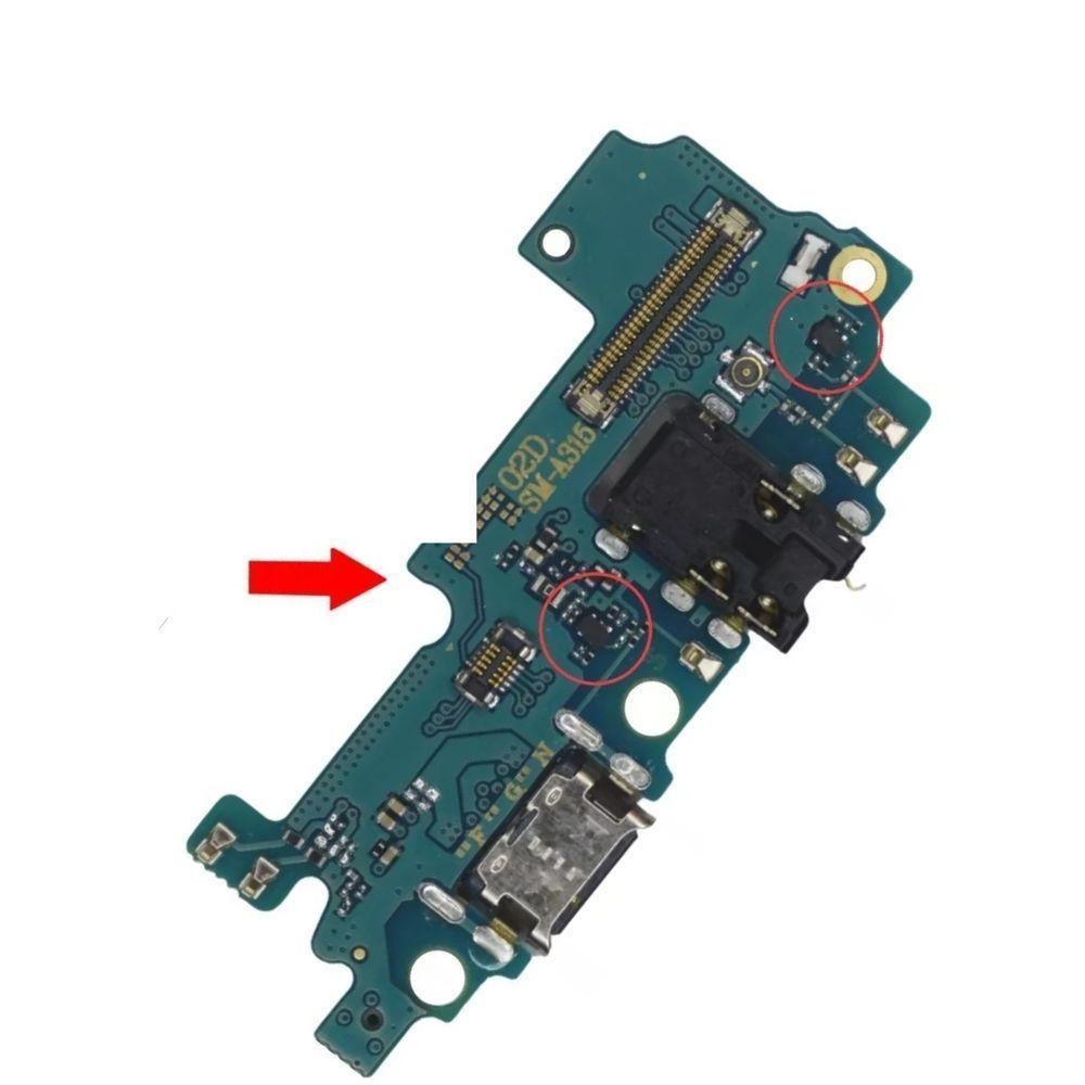 Conector De Carga Flex Com Placa Completa Para A31 A315 - 3