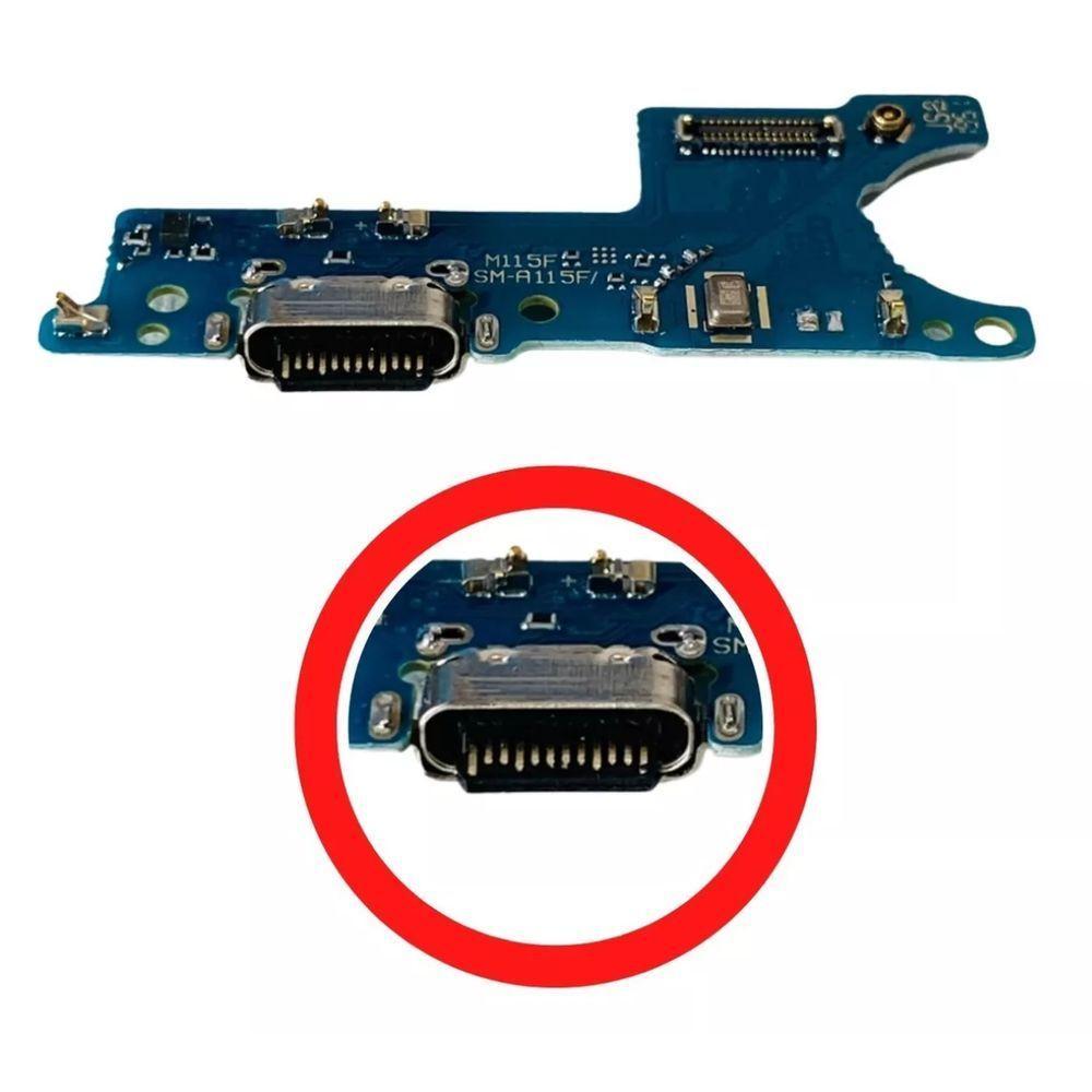 Conector De Carga Flex Com Placa Completa Para A11 A115 - 4