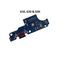 Conector De Carga Flex Com Placa Moto G10, G20 & G30 Xt2128 - 1