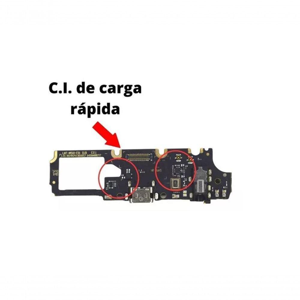 Conector De Carga Flex Com Placa Para Celular K41s K410 Turbo - 1