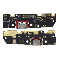Conector De Carga Flex Com Placa Para Moto E5 G6 Play C.i - 1