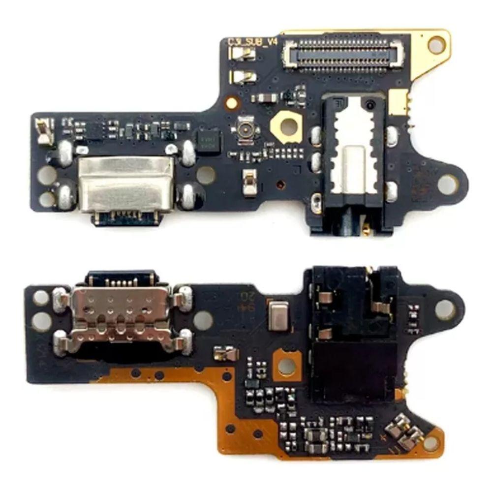 Conector De Carga Flex Com Placa Completa Para Redmi 8 - 1