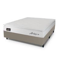 Cama Box Baú Casal Hellen Mustang Espuma D45 Branco - 1