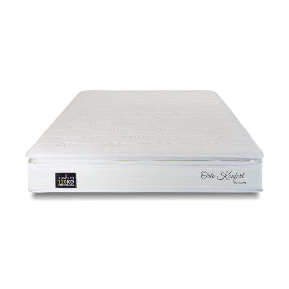 Cama Box Queen Hellen Orto Konfort Espuma D33 Pillow Top Branco - 4