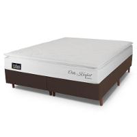 Cama Box Queen Hellen Orto Konfort Espuma D33 Pillow Top Branco - 1
