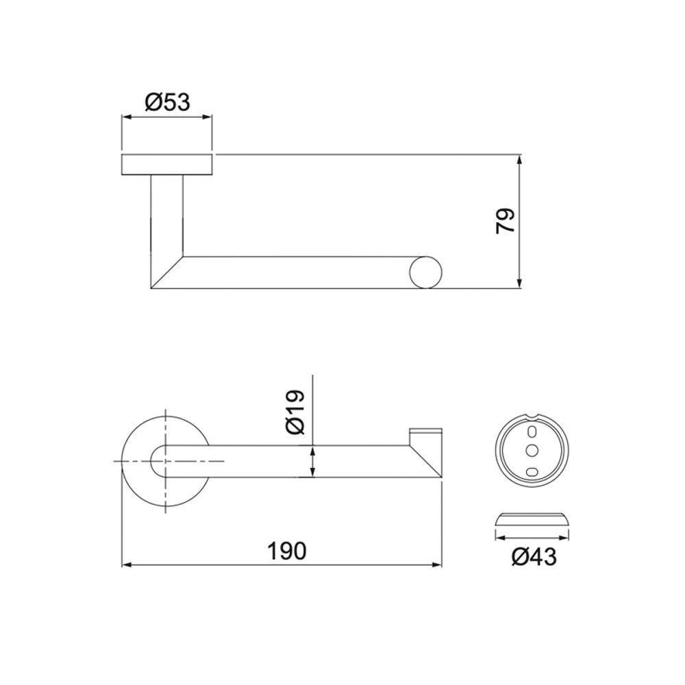 Papeleira Lorenzetti Lorenloft 2020 R82 Rose Gold - 3