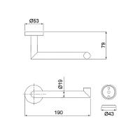 Papeleira Lorenzetti Lorenloft 2020 R82 Rose Gold - 3