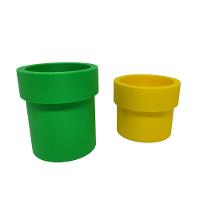 Porta Objetos Caneta 3d Kit De Canos Mario Gamer Mesa Escritório Geek - 2