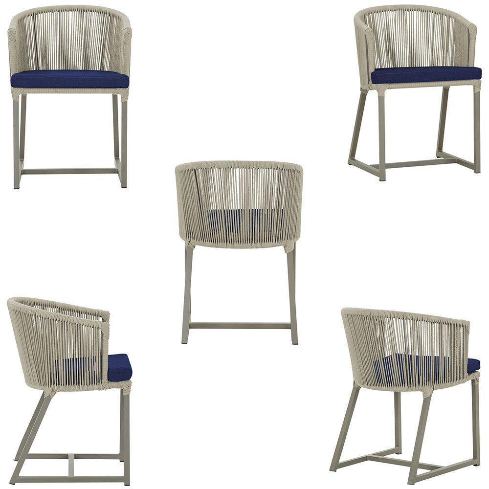 Mesa E 6 Cadeiras De Jantar Noronha Fendi E10 Trama Original Rami - 5