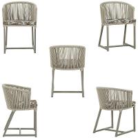 Mesa E 6 Cadeiras De Jantar Noronha Fendi E6 Trama Original Rami - 5