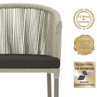 Mesa E 6 Cadeiras De Jantar Noronha Fendi E9 Trama Original Rami - 3