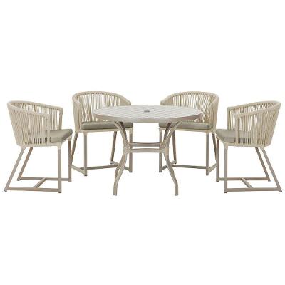 Mesa Com 4 Cadeiras E Noronha Estofado 8 Trama Original Rami