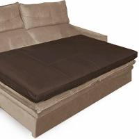Pillow Top Para Sofá Reclinável 10cm 1200g/m² 220x100cm Marrom