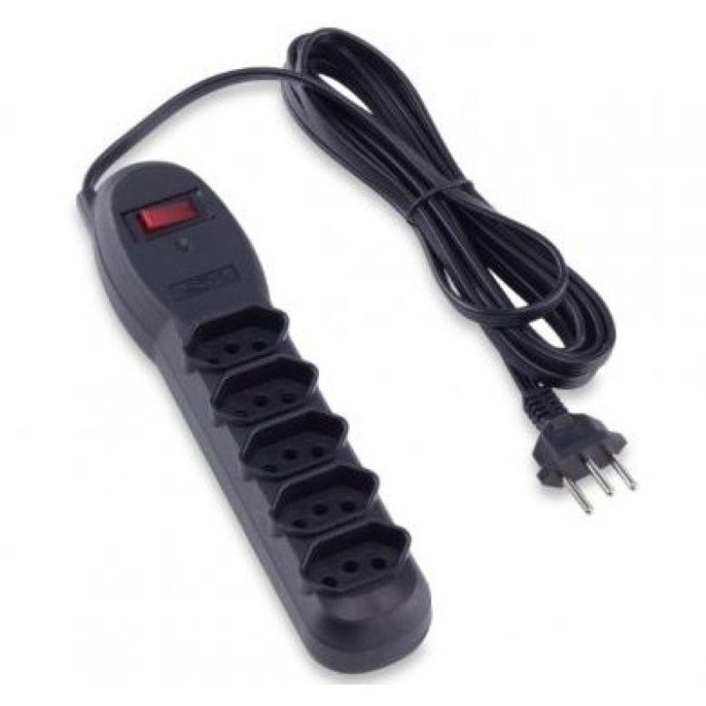 Filtro De Linha 5 Tomadas Slim 3 Metros Force Line 0060500024 - 2