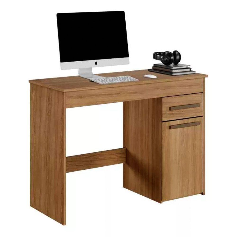 Escrivaninha Para Escritório Atenas 1 Porta 1 Gaveta Cinamomo - 1