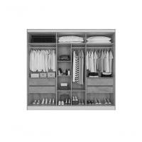 Guarda Roupa Casal Ripado 6 Portas 4 Gavetas Oxford-off White Made Marcs - 2