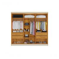 Guarda Roupa Casal Ripado 6 Portas 4 Gavetas Oxford-peroba Made Marcs - 2