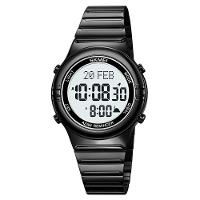 Relógio Digital Masculino Fashion Da Skmei Com Cronômetro Função De Data Resistência À Água Preto - 1