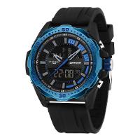 Relógio E Funcional Para Jovens Profissionais Com Um Design Criativo Preto Azul - 1