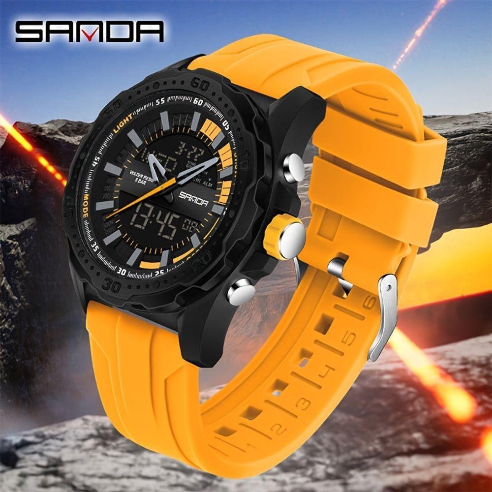 Relógio E Funcional Para Jovens Profissionais Com Um Design Criativo Amarelo - 3