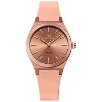 Relógio Analógico Feminino De Quartzo Casual Com Pulseira De Silicone Impermeavel Rosa - 1