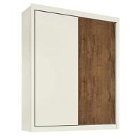 Guarda Roupa Solteiro 2 Portas 4 Gavetas Zurique-off White Móveis Europa - 2